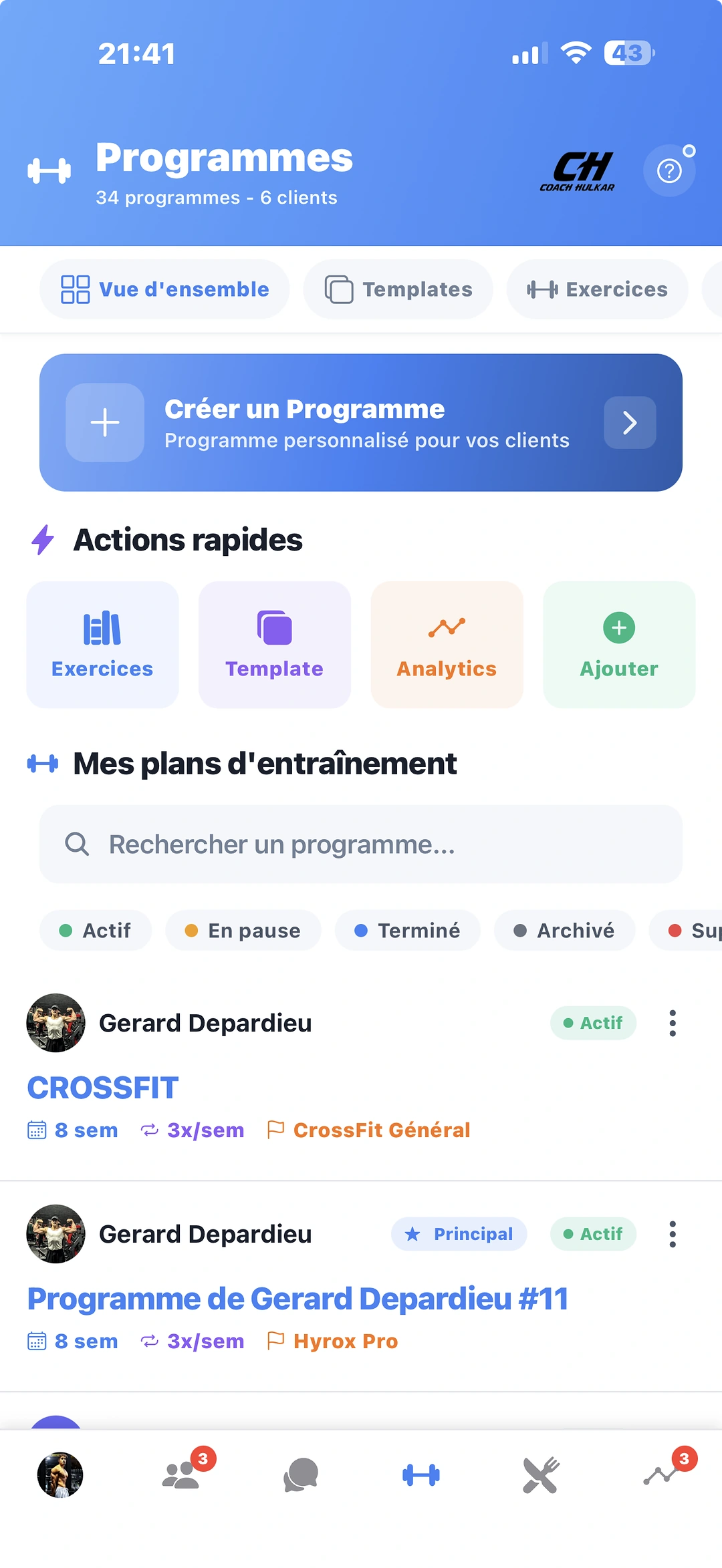 Hub programmes